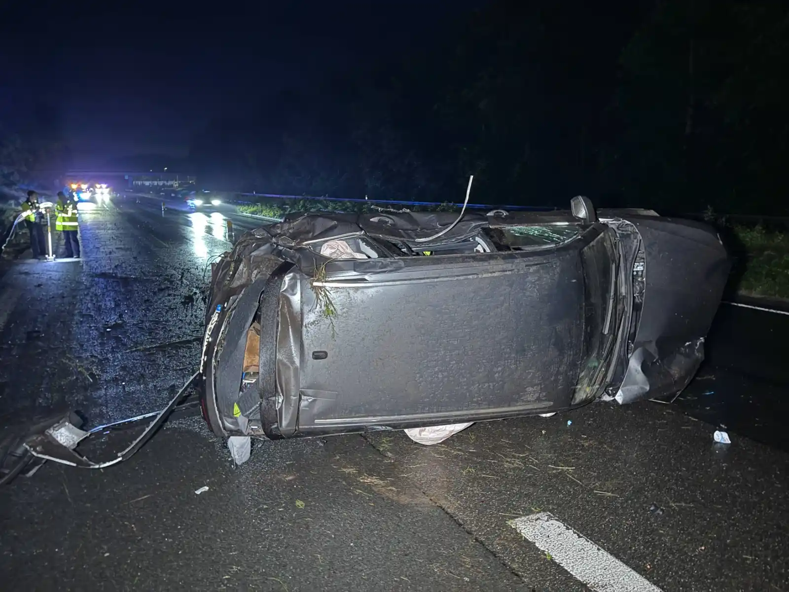 Image from Radio Vest : Auch auf der A43 in Marl hat es einen schweren Unfall gegeben: Ein Aut...