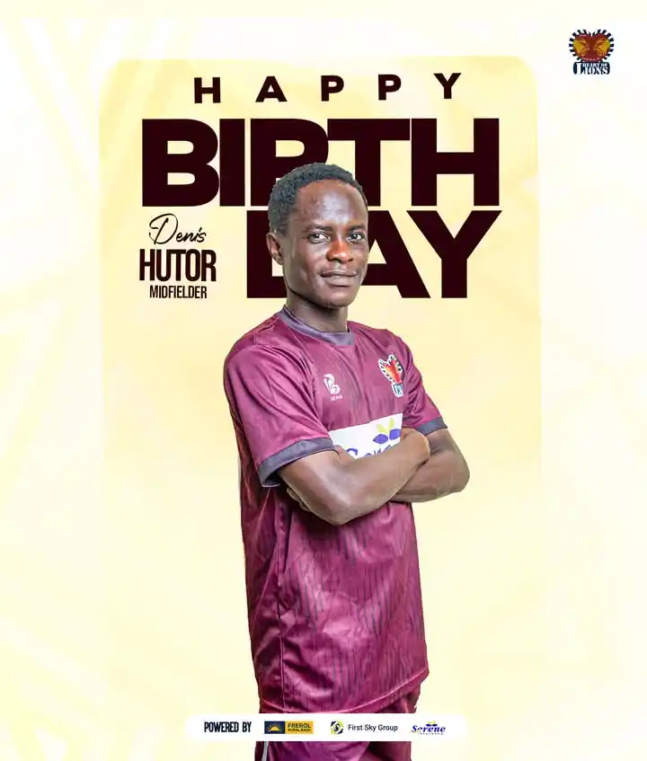 Image from Heart Of Lions Football Club Limited: 🗣 || B I R T H D A Y 🎂 🥳 🎉 Help us wish our Player, Denis Hutor,...