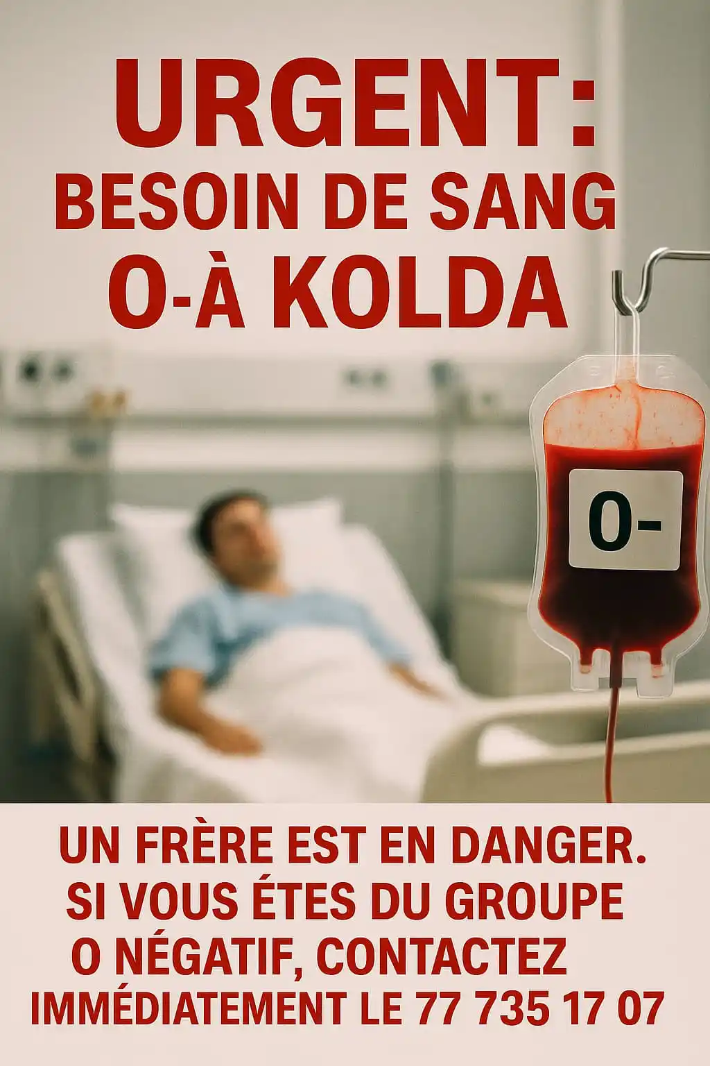 Image from Le Don De Sang Au Sénégal: 🚨🚨🚨🚨🚨 C'est vraiment urgent, si vous connaissez des habitants de ...
