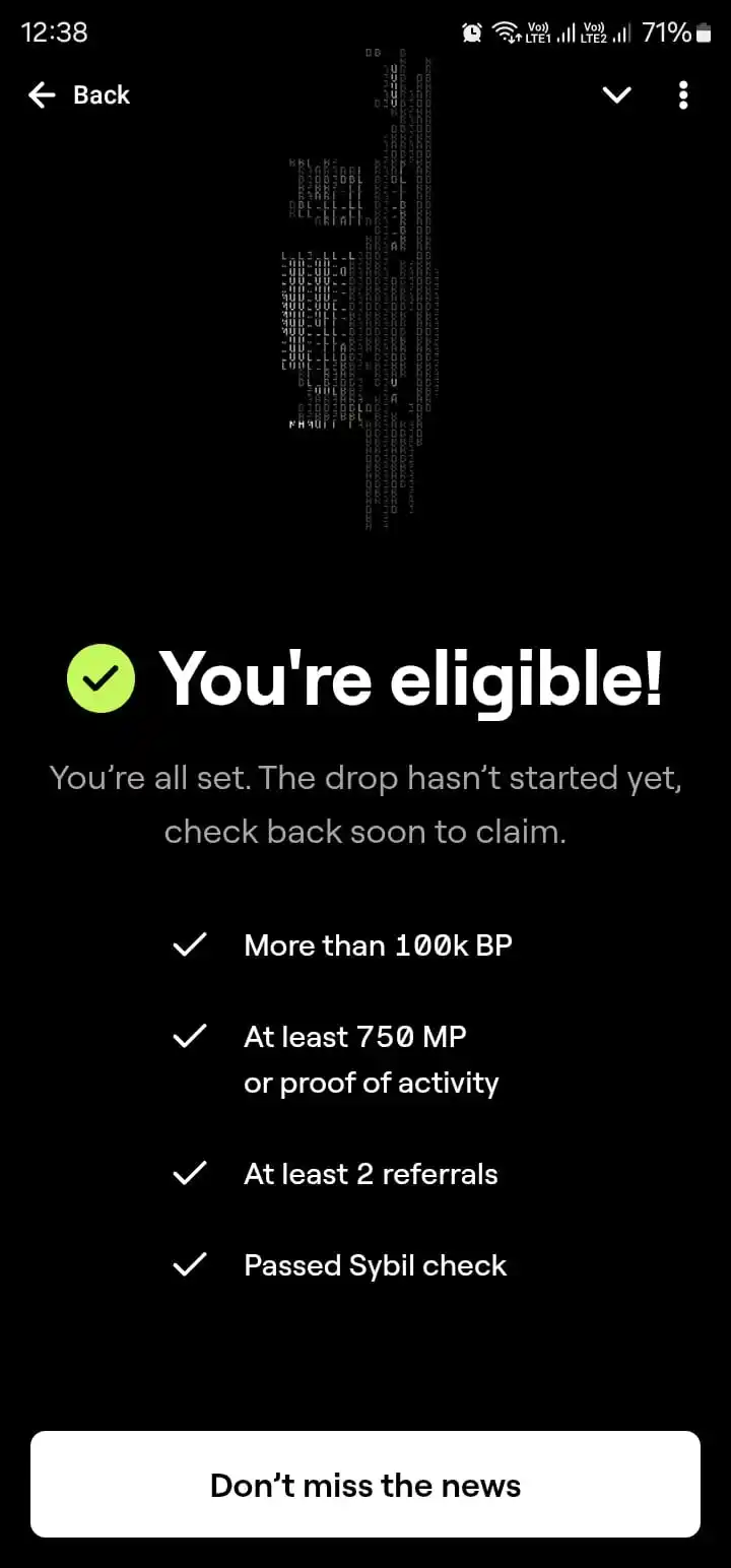 EARNING UPDATES post