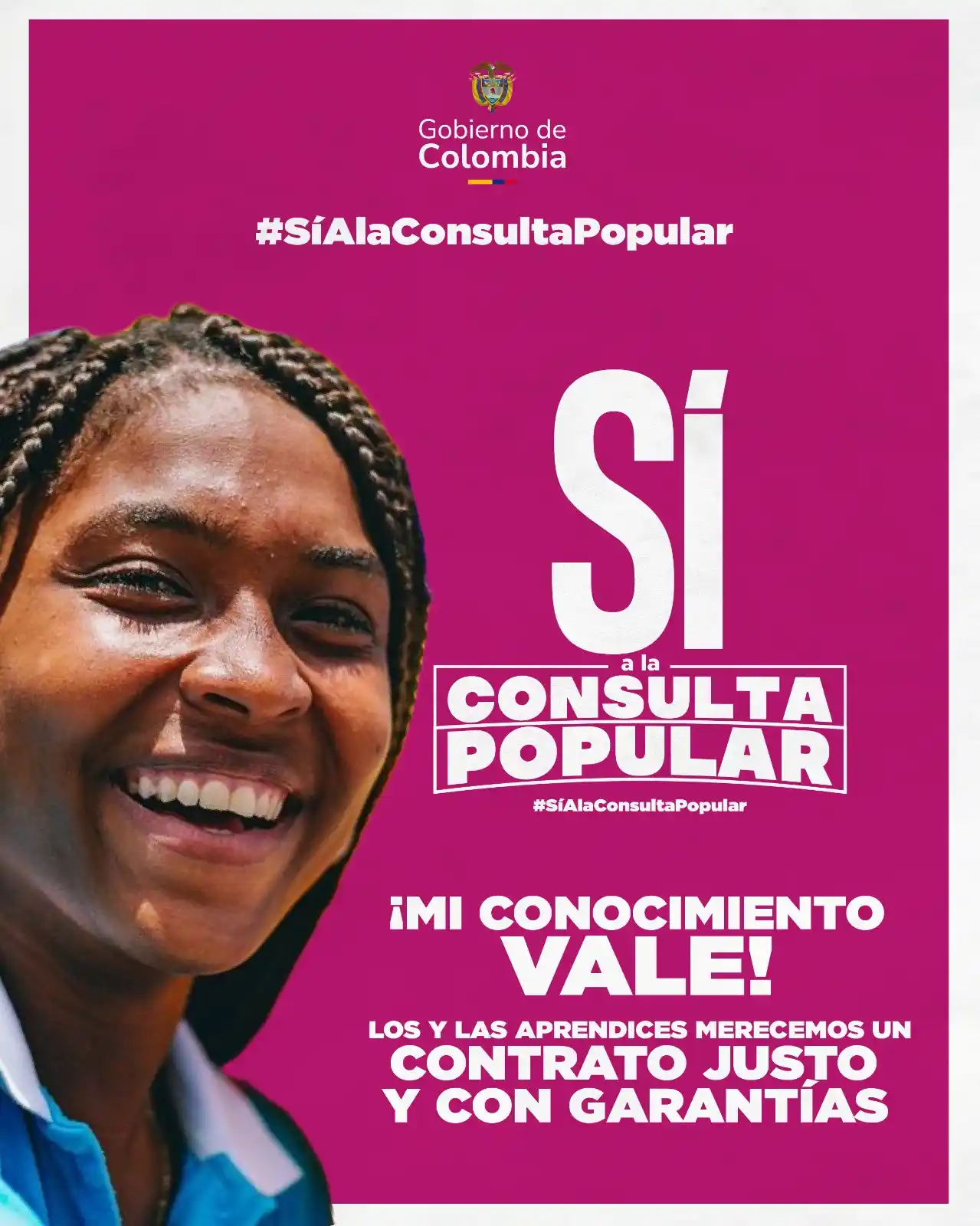 Image from Ministerio de Agricultura y Desarrollo Rural: 📚Con la Consulta Popular, podemos escoger que los aprendices reciban ...