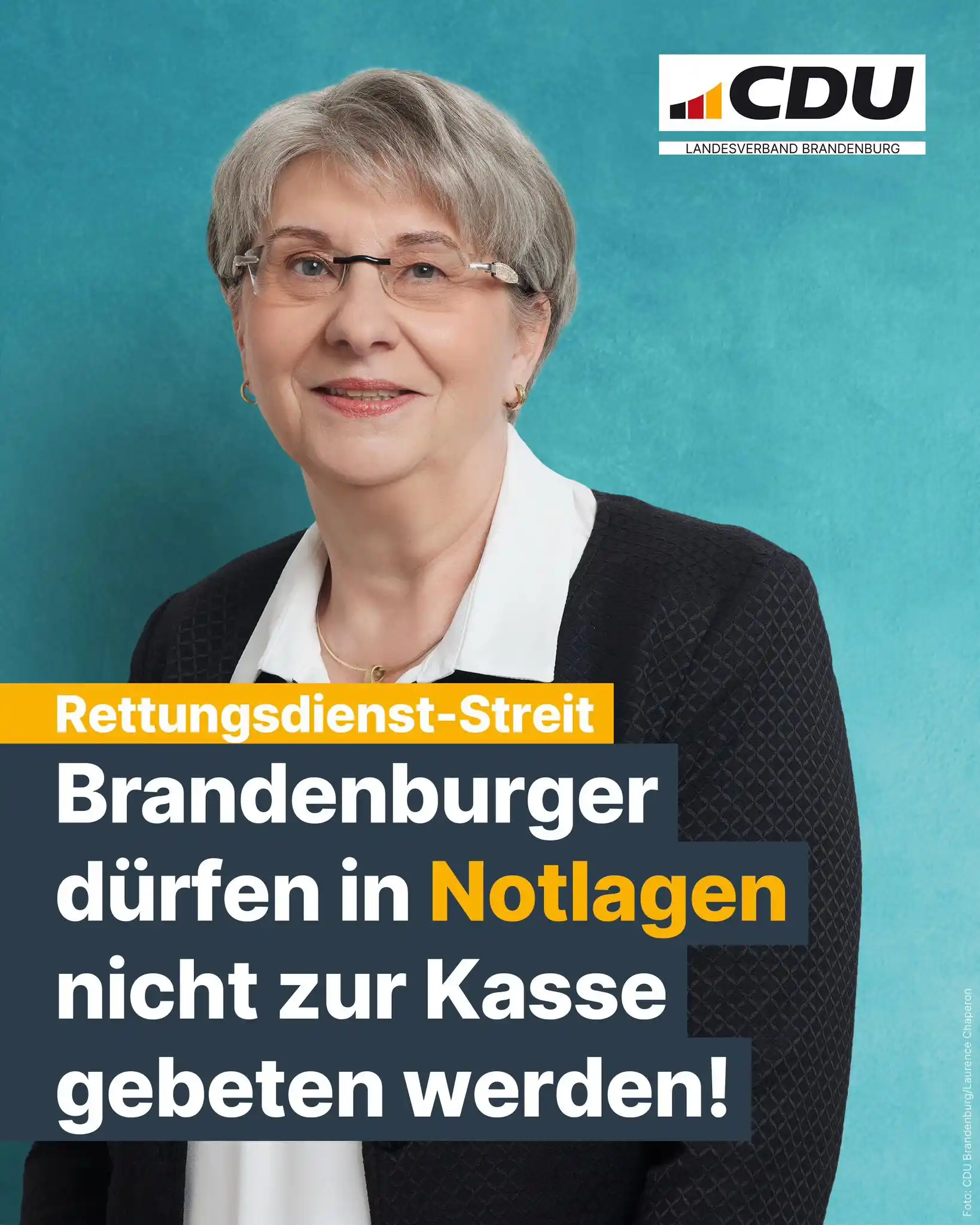Image from CDU Brandenburg: 🚑 Der seit Monaten schwelende Konflikt zwischen den Krankenkassen und...