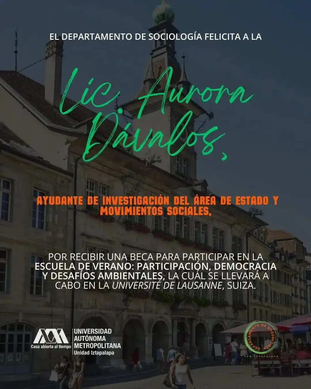 Image from Difusión División CSH UAM-I: Desde la División de Ciencias Sociales y Humanidades extendemos nuestr...