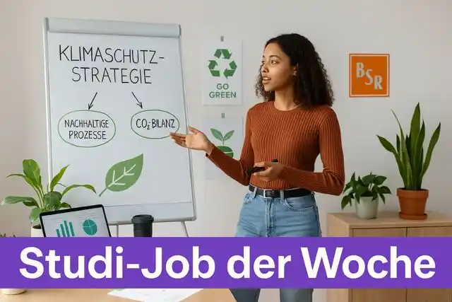 Image from StudierendenWERK BERLIN : Die BSR sucht eine*n Werkstudent*in für das Klimaschutzbüro in Berlin....
