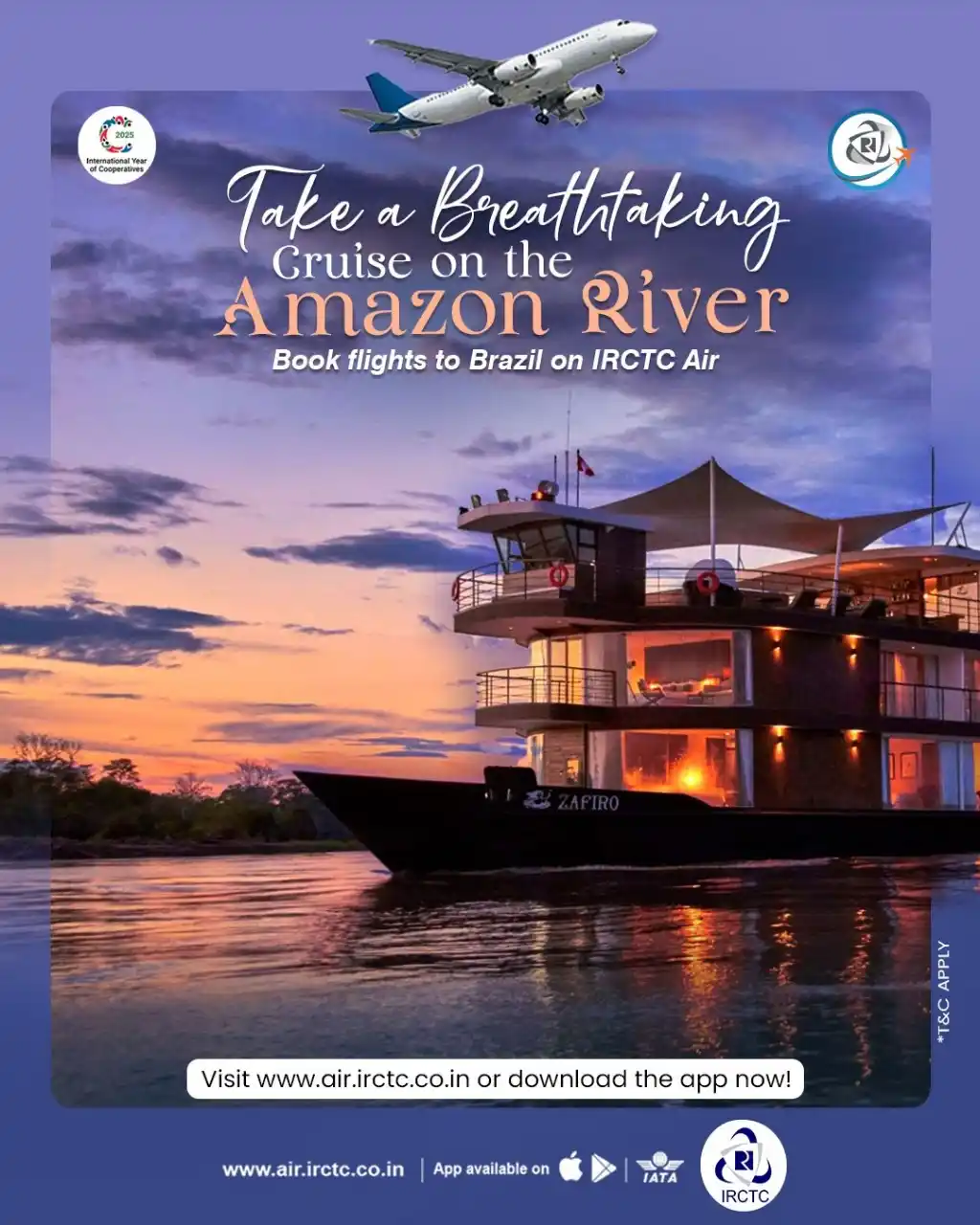 Image from IRCTC Official: Discover parts of the vast and diverse Amazon rainforest and meet loca...