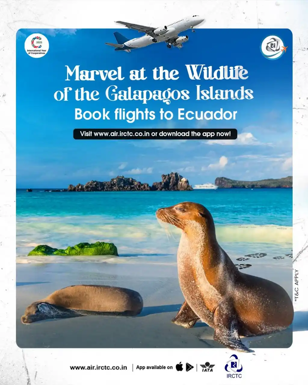 Image from IRCTC Official: Discover the jaw-dropping biodiversity of the Galapagos Islands, packe...