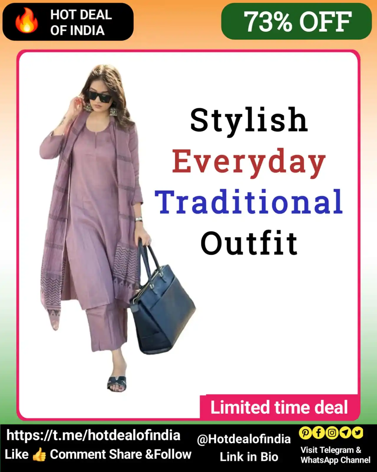 Image from Hot Deal Of India 🇮🇳: ✨ Effortless Elegance in Every Stitch! Step into the world of ethnic c...