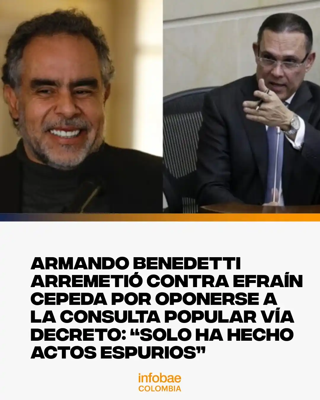 Image from Infobae Colombia: El ministro del Interior <a class="text-blue-500 hover:underline curso...