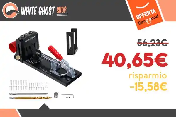 Image from Offerte e sconti fai da te: • *ENJOYWOOD XK4 Kit per fori a tasca* 👉🏻 *https://www.banggood.com...