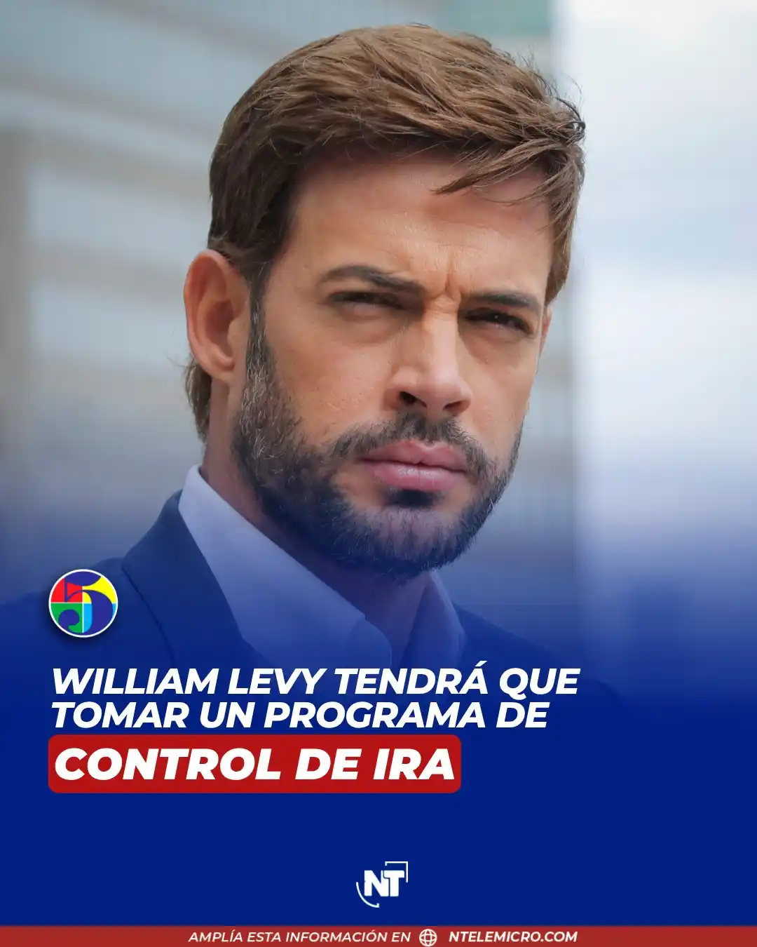 Image from Noticias Telemicro: *ESPECTÁCULO* El actor cubano William Levy, conocido por su participac...