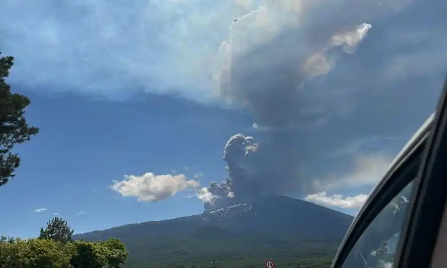 Image from 95047.it: ETNA, TREGUA DAL VULCANO: ERUZIONE IN ESAURIMENTO. INGV: “NON SI VEDEV...