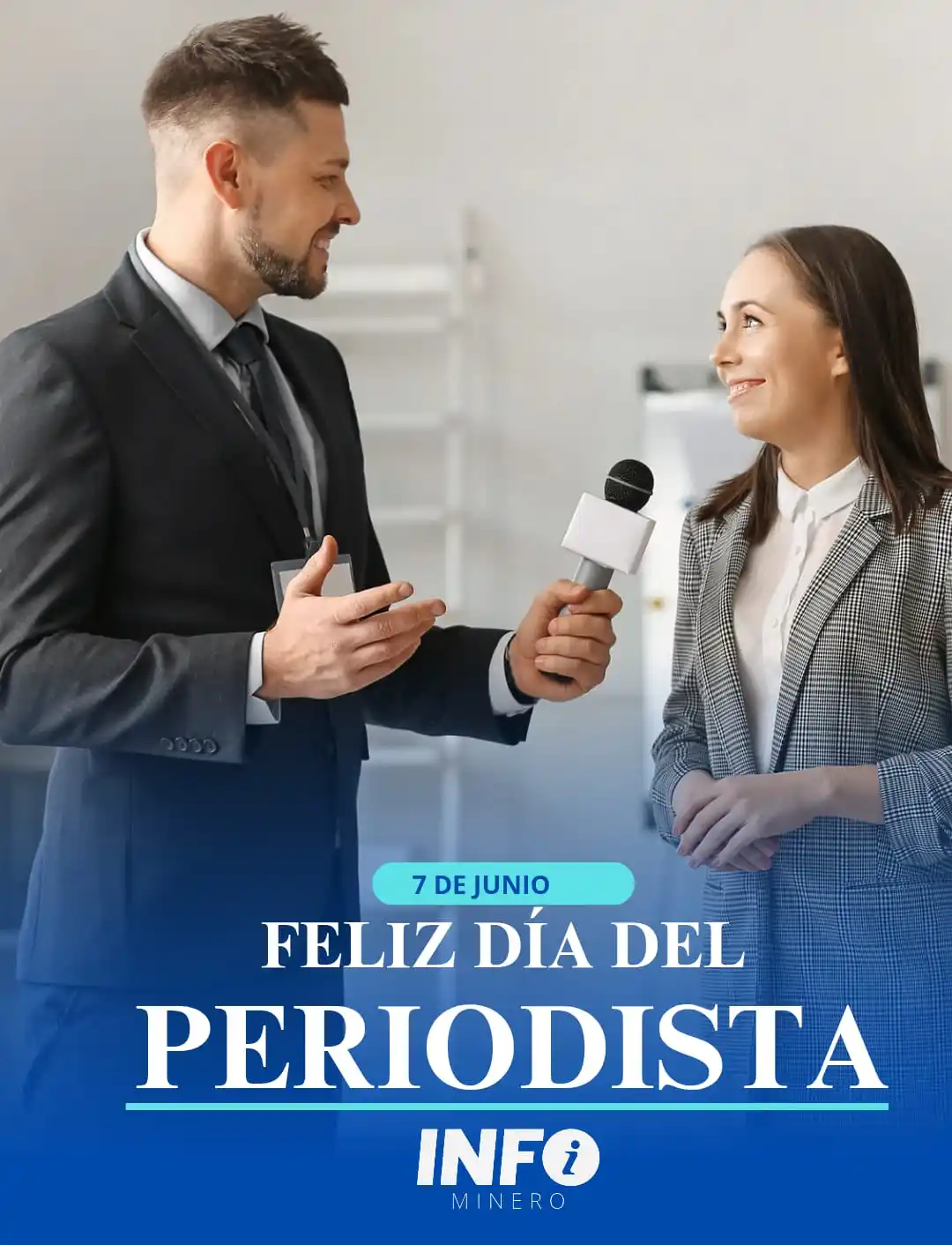 Image from INFO MINERO 👷♂️: FELIZ DÍA A TODOS LOS PERIODISTAS ARGENTINOS!! 🇦🇷 📽️🎙️ Hoy 7️⃣ de...