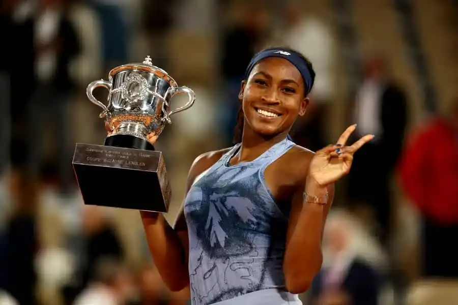 Image from The Voice Online News: *French Open: Coco Gauff dedicates triumph to 'people who look like me...
