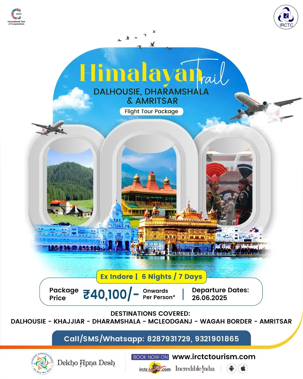 Image from IRCTC Official: Fuel your wanderlust with IRCTC's special 6N/7D Himalayan trail packag...