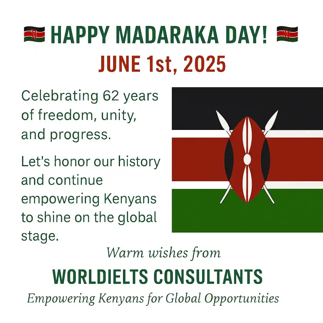 Image from WORLDIELTS: Happy Madaraka Day! Today, we celebrate the courage, resilience, and ...