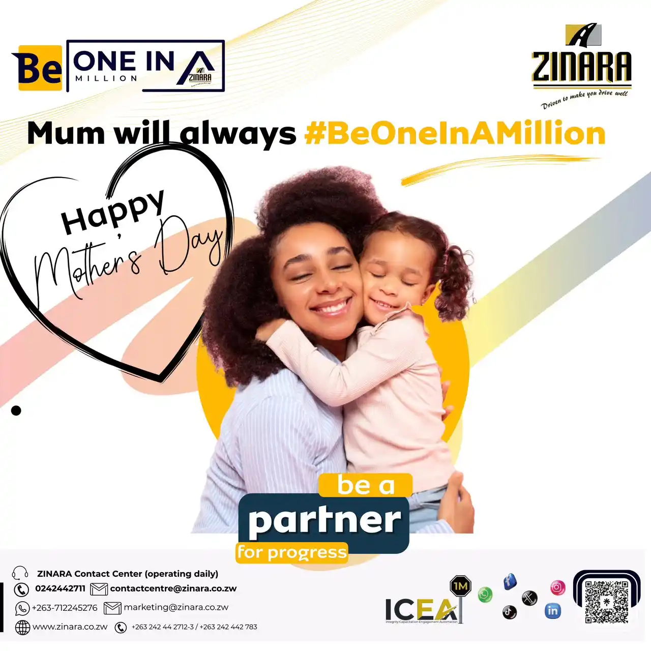 Image from ZINARA Official Updates: Happy Mother's Day to all the amazing moms out there! Just as the ro...