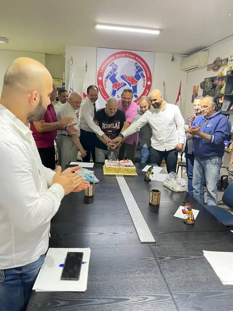 Image from Kickboxing_Muaythai.Lb: https://whatsapp.com/channel/0029VaFwRBFAe5VlW05AGt0R *اجتماع في أجوا...