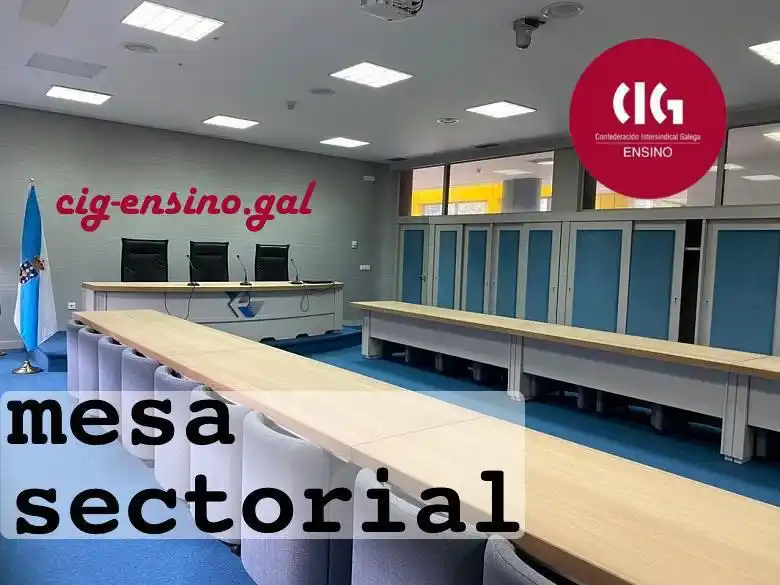 Image from CIG-Ensino: ℹ️ Información da Mesa sectorial do mércores 4 de xuño  ➡️ Na mesa neg...