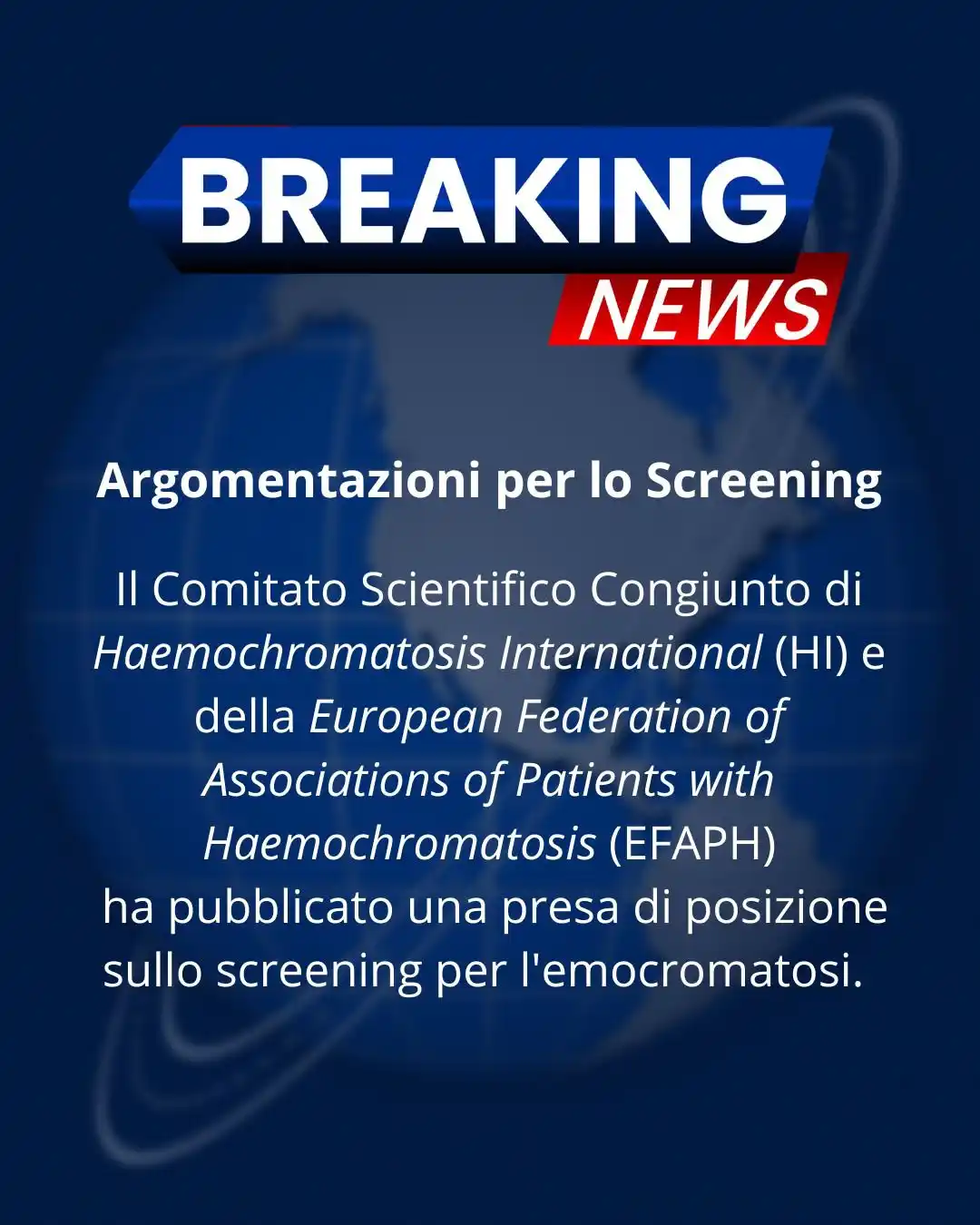Associazione Emocromatosi post