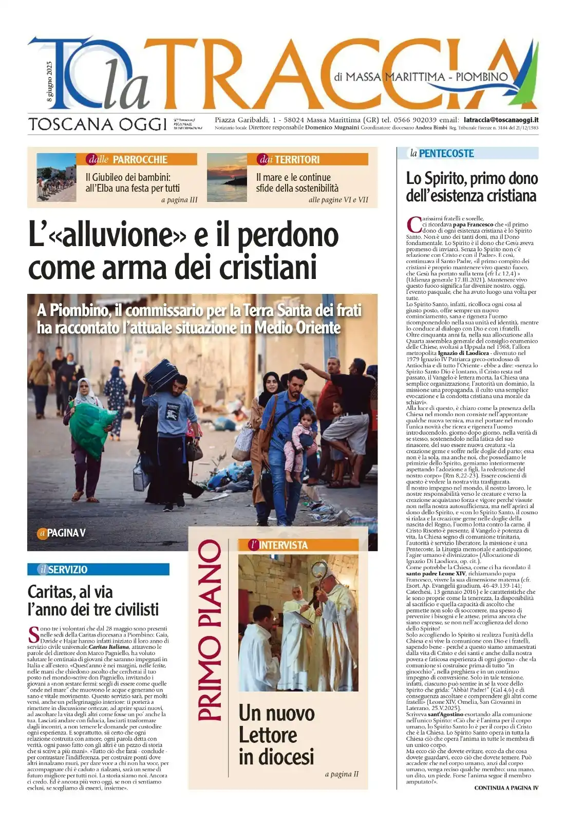 Image from Diocesi Massa Marittima - Piombino: Il settimanale diocesano su _Toscana Oggi_ Edizione Domenica *8 giugno...