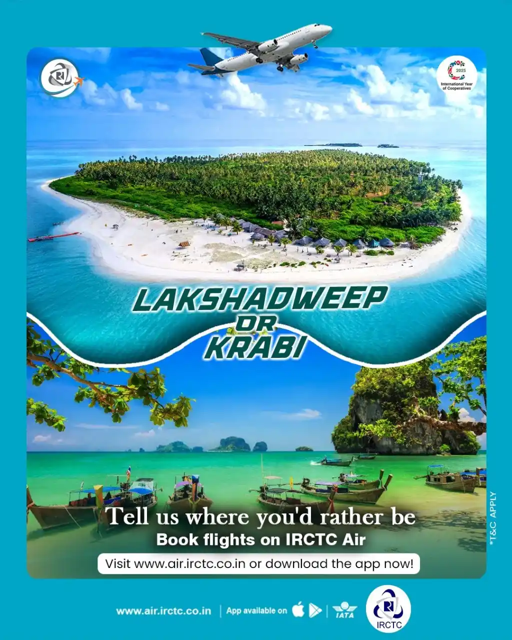 Image from IRCTC Official: Is your dream island vacay a passport stamp away or just a short fligh...