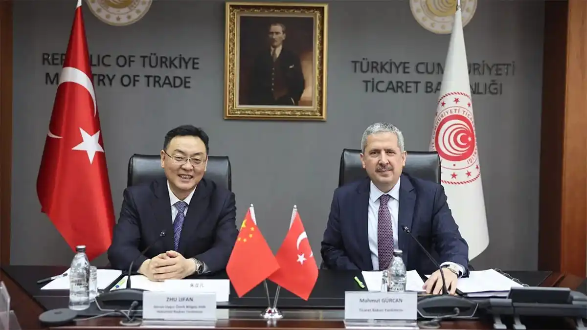 Image from Haber NİDA: İşgalci Çin’in Doğu Türkistan’daki kukla yöneticisi Ankara’da: Ticaret...