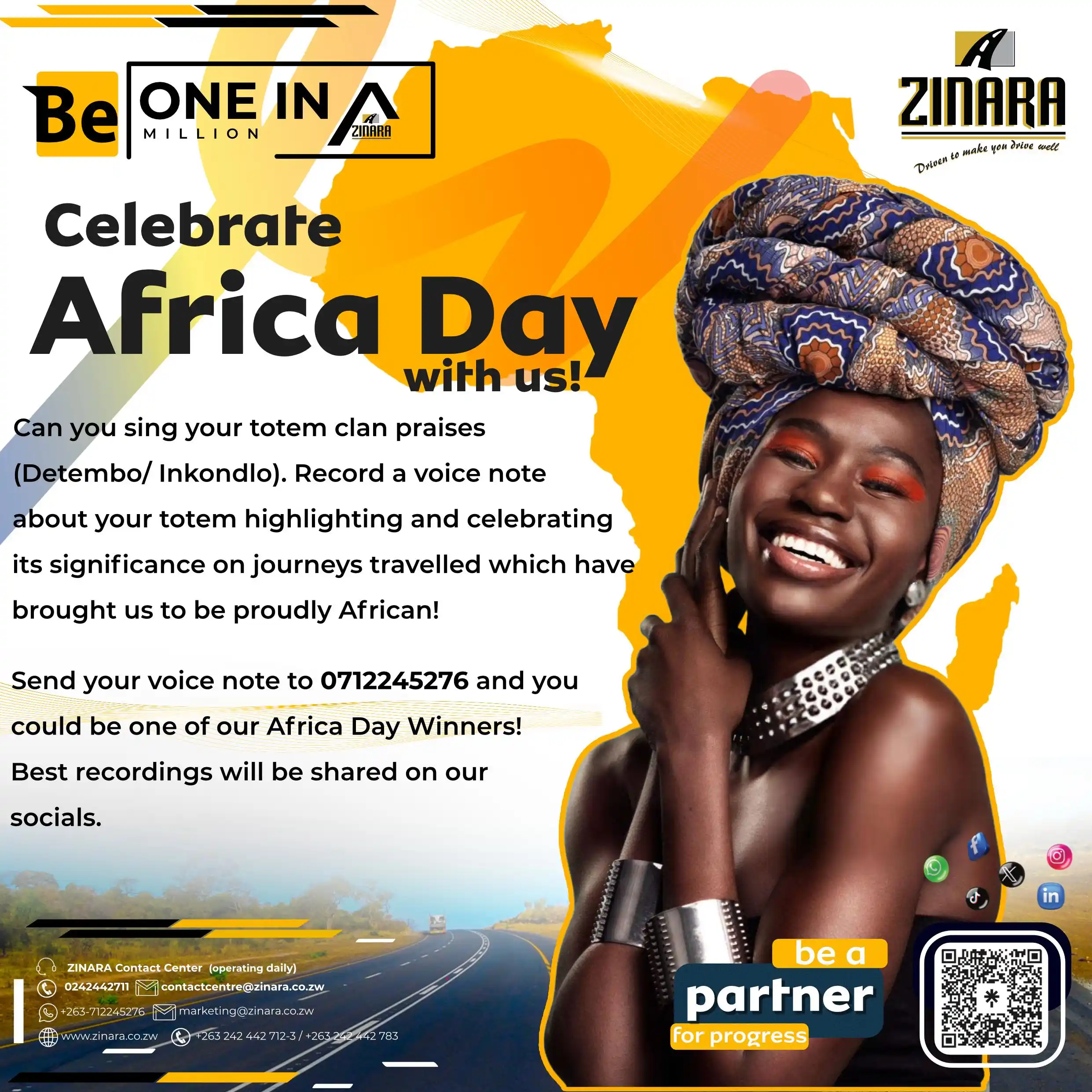 Image from ZINARA Official Updates: Join the festivities as we Celebrate Africa's Vibrant Heritage! Shar...