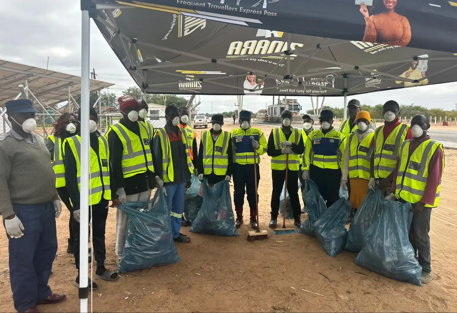 Image from ZINARA Official Updates: Kudos to Team Lutumba Tollgate, the local community, and the Zimbabwe ...