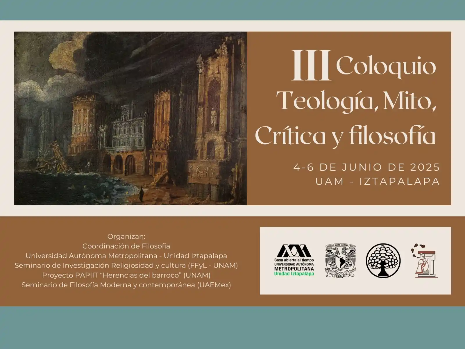 Image from Difusión División CSH UAM-I: La Coordinación de Filosofía de la UAM Iztapalapa, el Seminario de Inv...