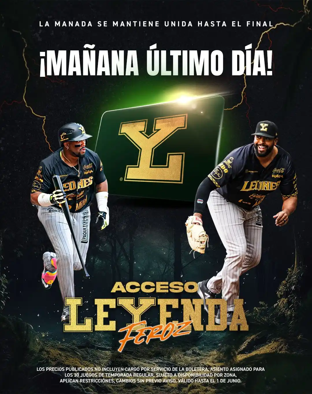 Image from Leones de Yucatán: 🗣️ ¡MAÑANA ÚLTIMO DÍA!👀👊🏼 Disfruta de la fiesta en el PBK con tu ...
