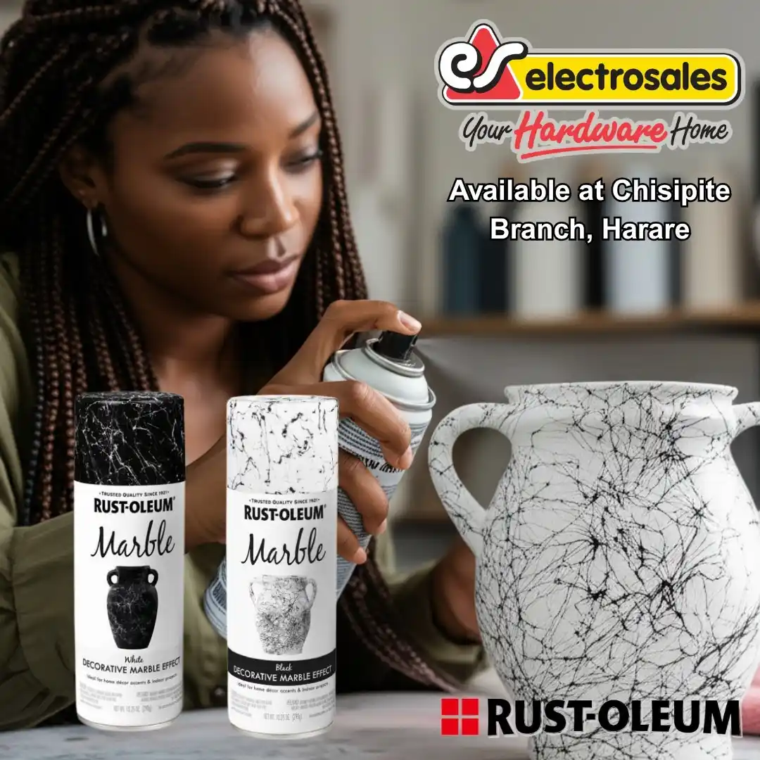 Image from Electrosales Hardware: 🖤🤍 Marble Makeover in Minutes! 🤍🖤 Turn the ordinary into elegant ...