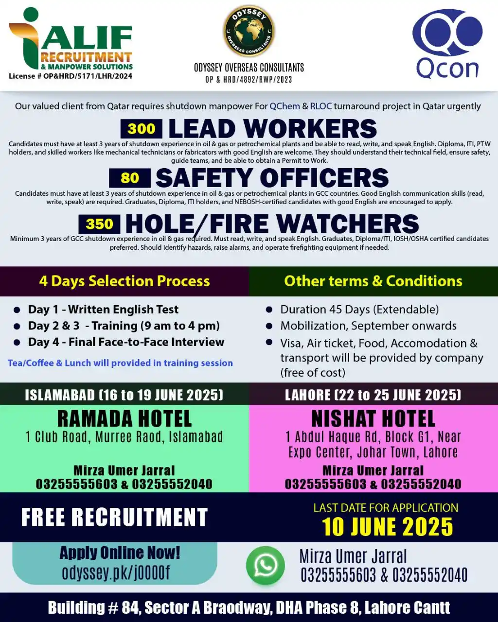 Image from Alif Recruitment & Manpower Solutions: Massive Opportunity Drive – Safety & Multicraft Jobs! 🚨 Apply https:...