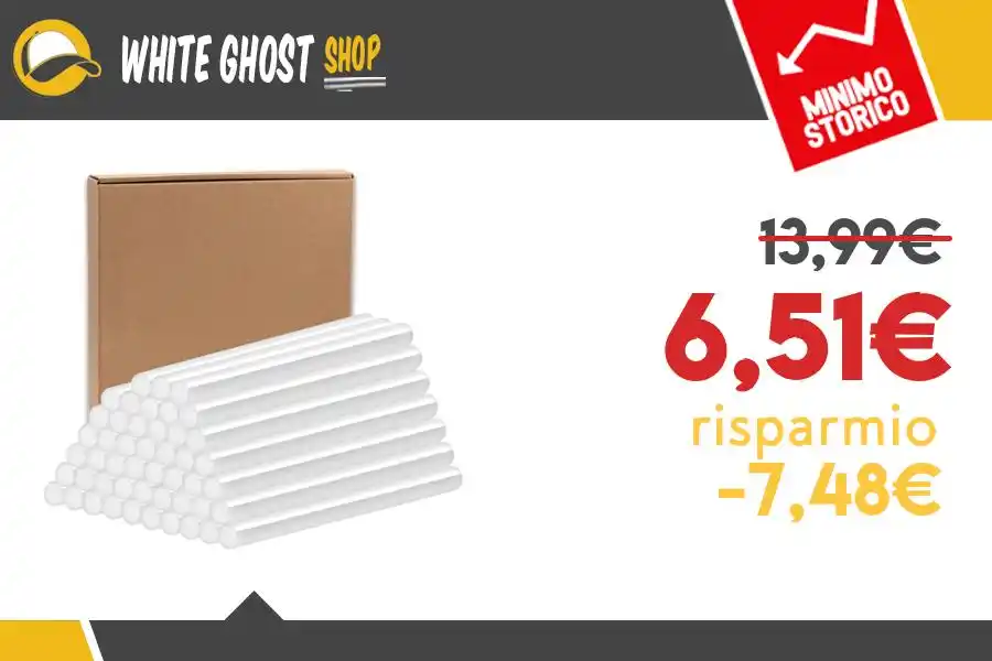 Image from Offerte e sconti fai da te: 🔥 MINIMO STORICO • *48pz Colla a Caldo Ricariche 11mm* 👉🏻 *https:...