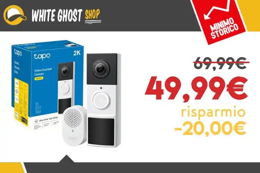Image from Offerte e sconti fai da te: 🔥 MINIMO STORICO • *Tapo D210 Videocitofono 2K 3MP, Visione Notturna...