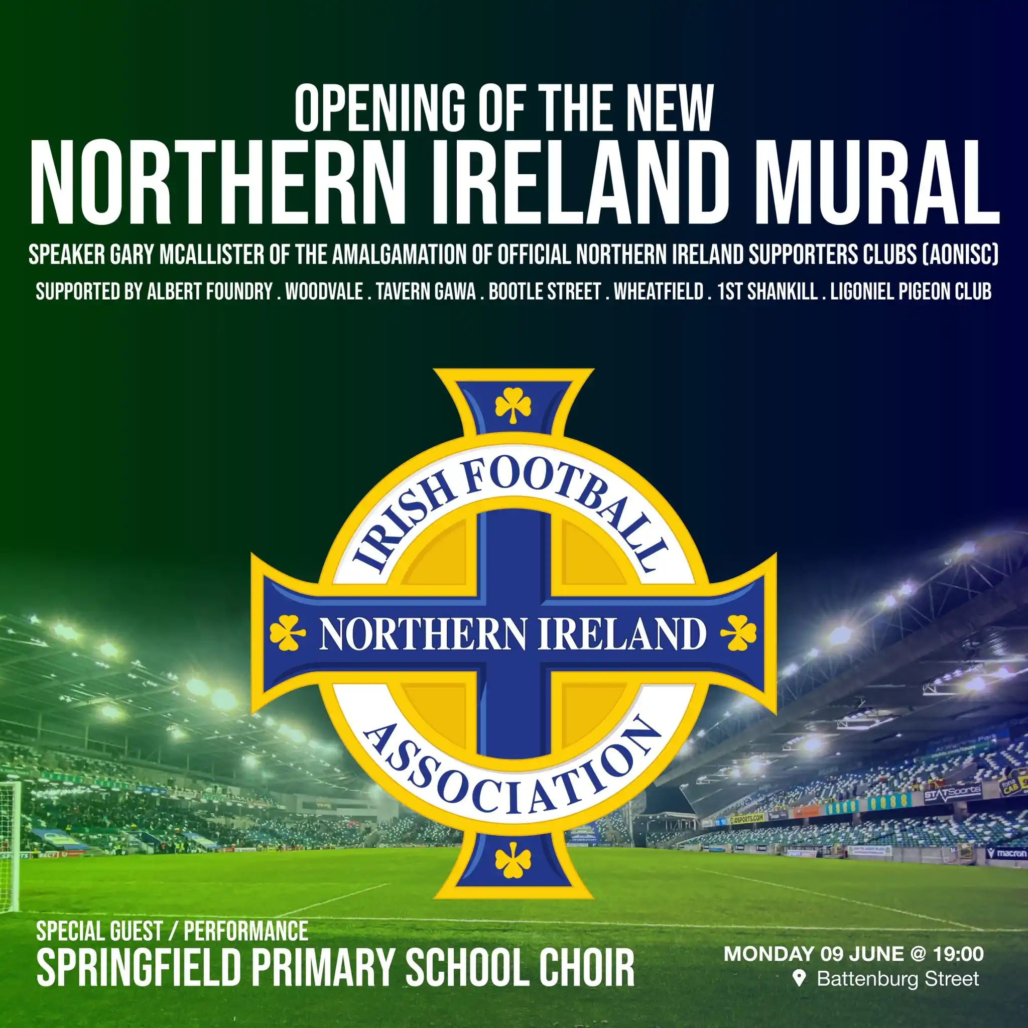 AONISC Northern Ireland Fans' Embassy post