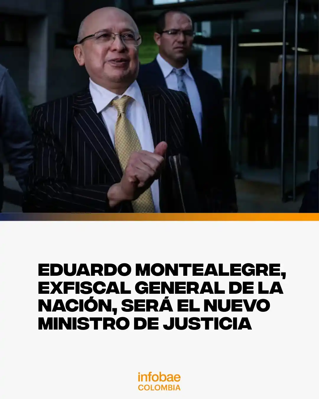 Image from Infobae Colombia: Montealegre, quien confirmó que su nombramiento está en trámite, pasar...