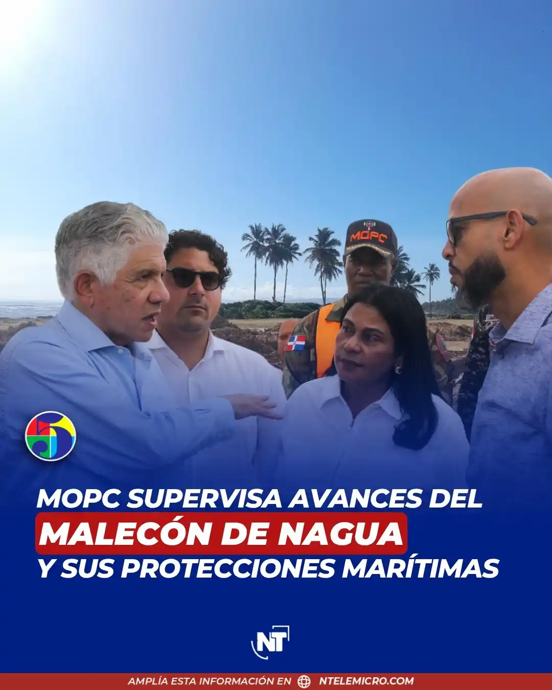 Image from Noticias Telemicro: *NACIONALES.-* El ministro de *Obras Públicas* , Eduardo Estrella, rea...