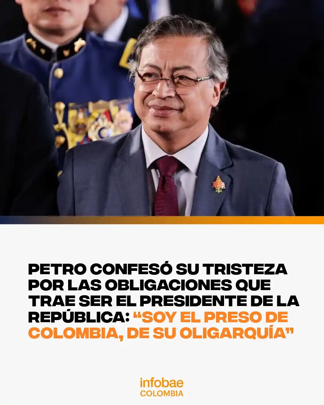 Image from Infobae Colombia: “No soy el presidente de Colombia, soy su preso”, dijo <a class="text-...