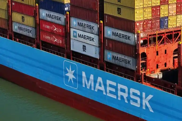 Image from Haber NİDA: Ölüm sevkiyatları: Maersk’in Gazze’deki soykırım savaşına katılımının ...