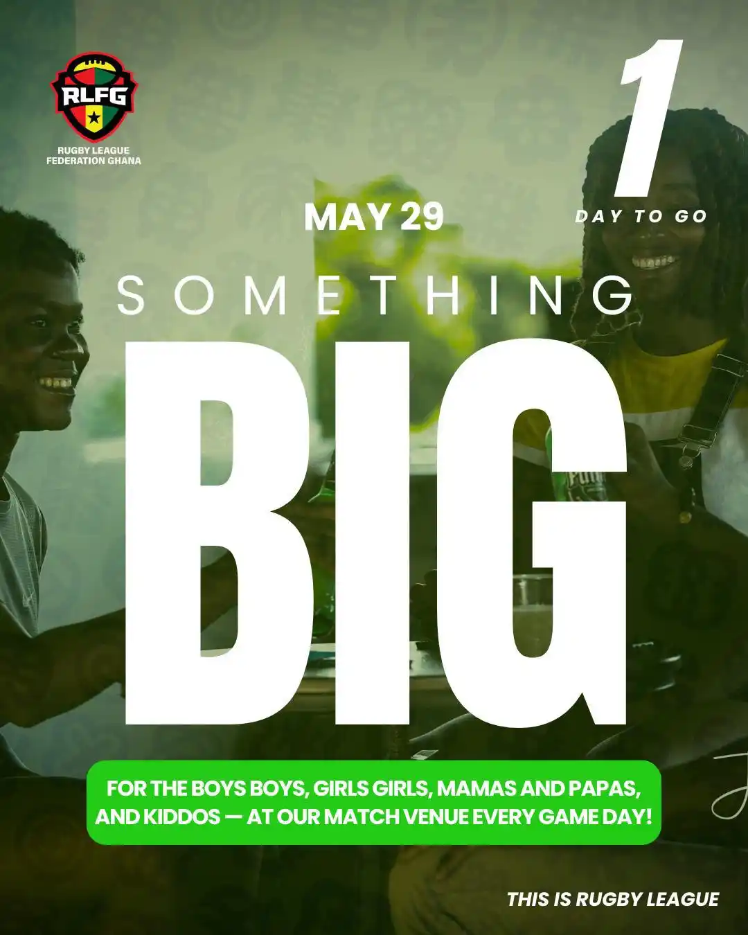 Image from RUGBY LEAGUE FEDERATION GHANA π¬π π: π πΆππ ππππ πππππ. β°π« | π If rugby league had its own si...