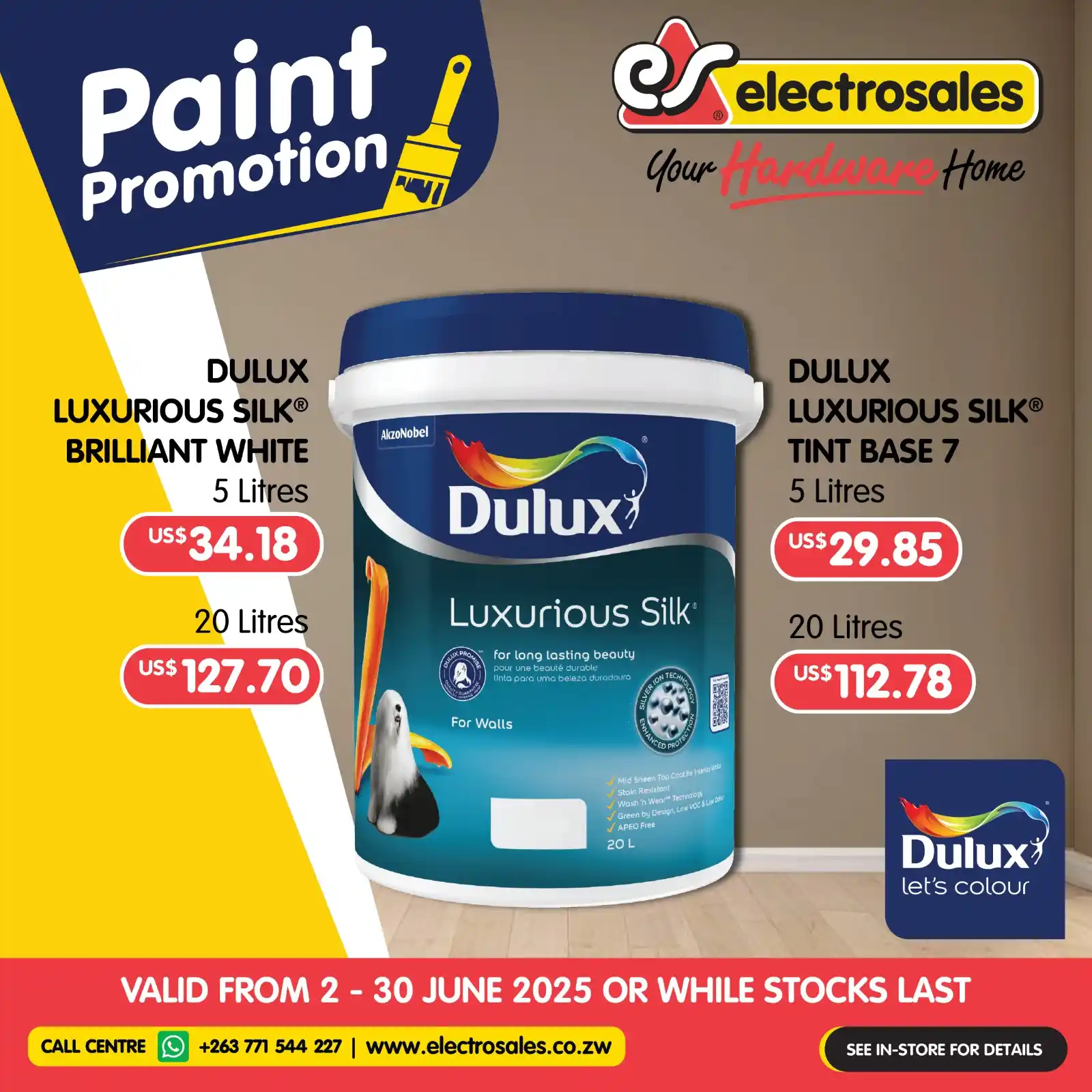 Image from Electrosales Hardware: 🎨Paint Your Space for Less This June! Get unbeatable deals on your f...