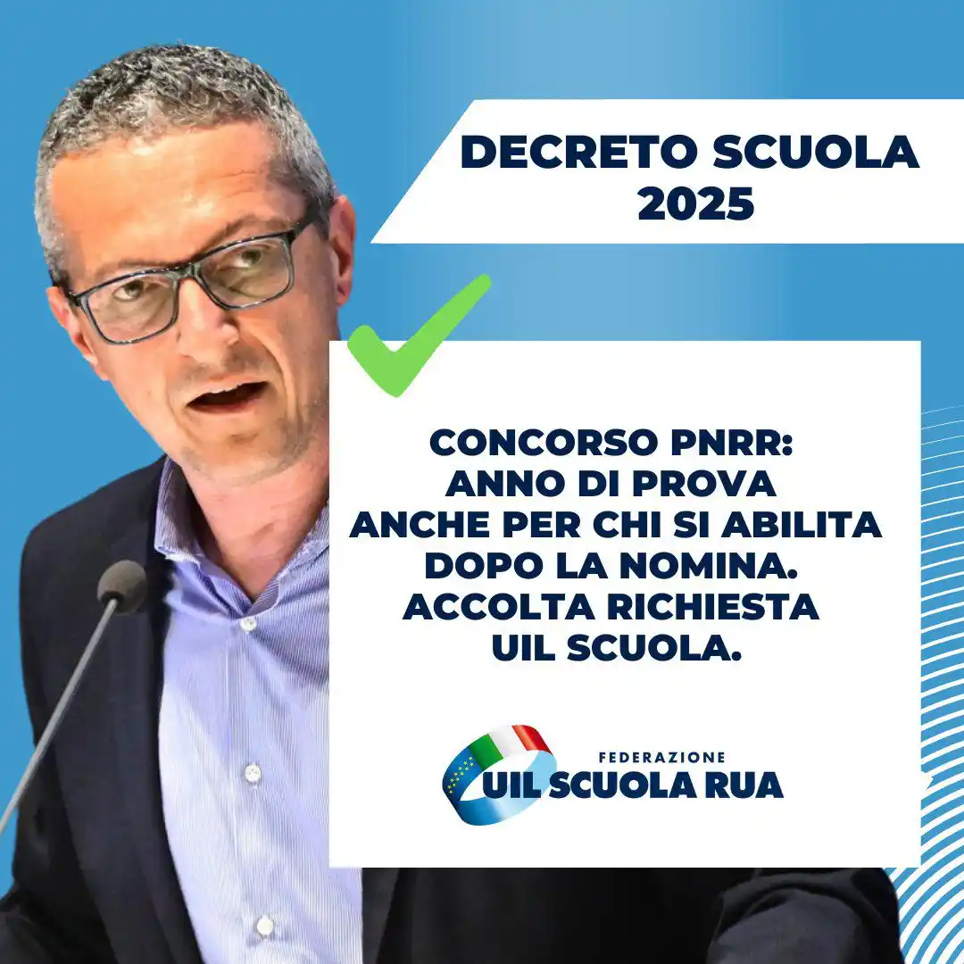 Image from UilScuolaRuaCremona: 🔵Per l’anno scolastico 2025/2026, i docenti vincitori del concorso PN...