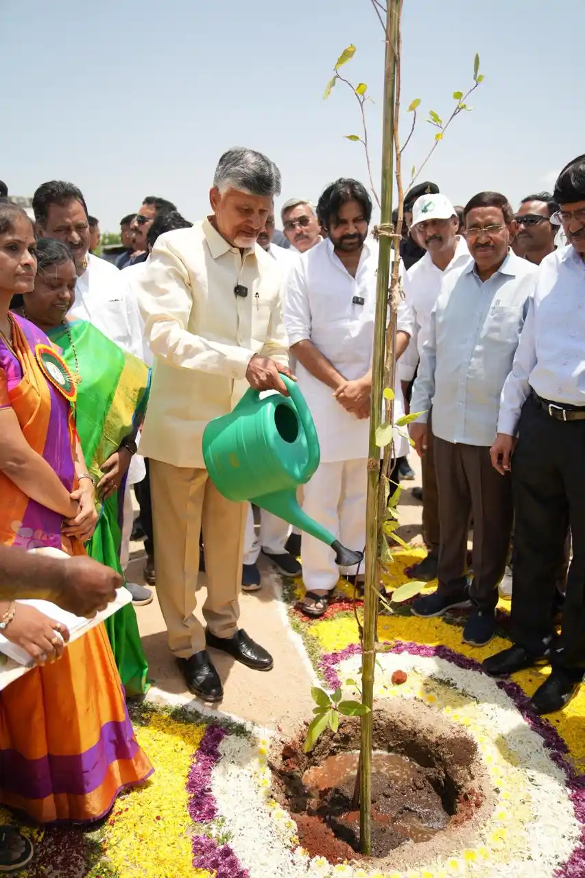 Image from Palla Srinivasa Rao | TDP: ప్రపంచ పర్యావరణ దినోత్సవం సందర్భంగా నిర్వహించిన కార్యక్రమంలో ముఖ్యమంత్...