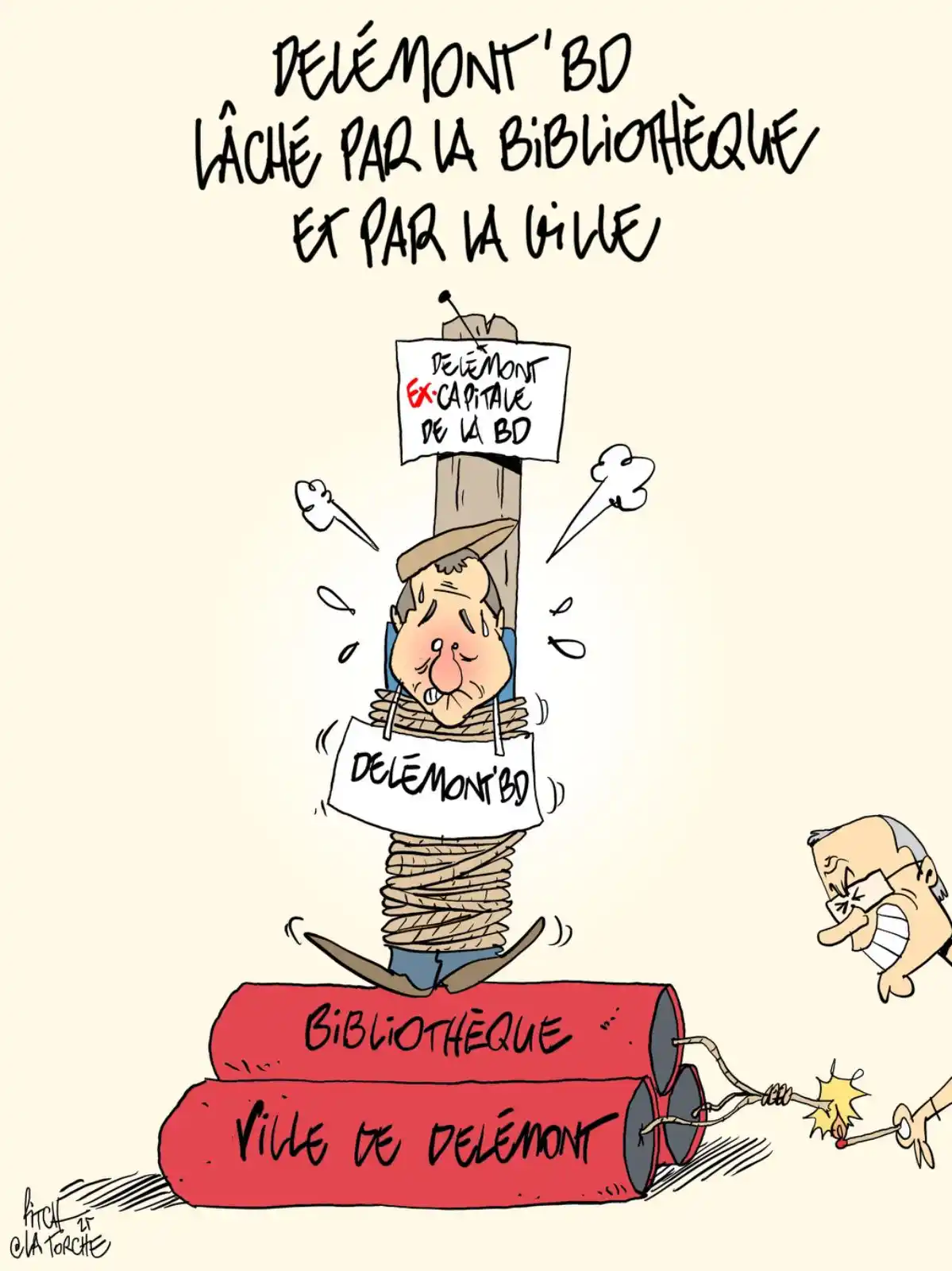 Image from La Torche 2.0: Qui en veut à Delémont BD? Assurément la majorité du Conseil de Ville ...