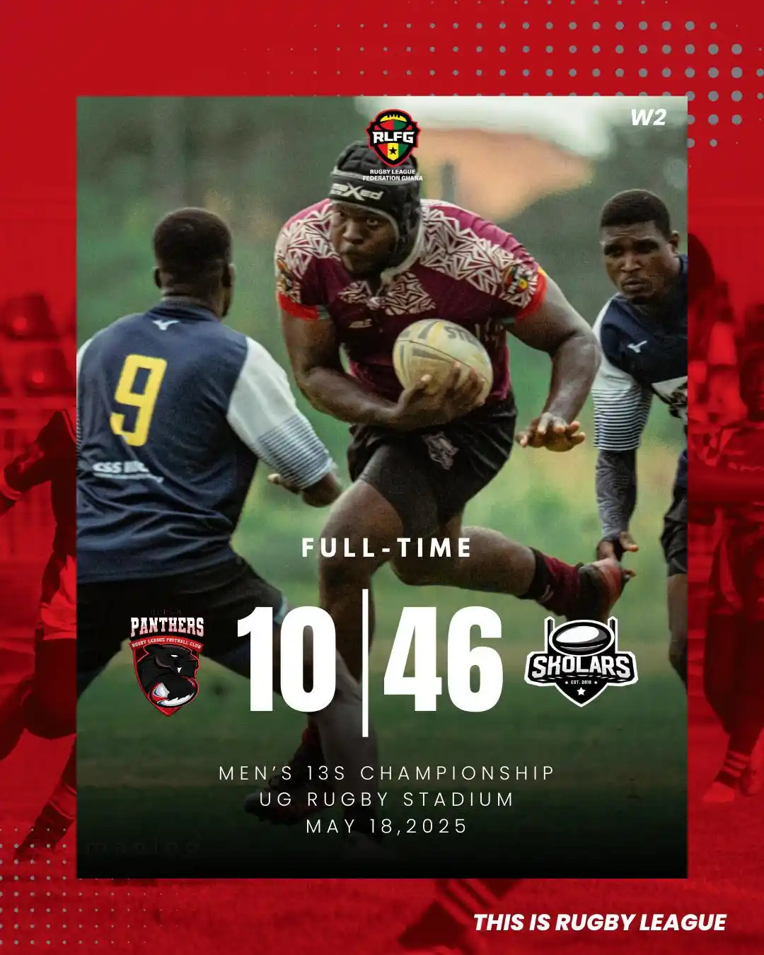 Image from RUGBY LEAGUE FEDERATION GHANA 🇬🇭 🏉: 🚨*RLFG 13s Championship – Week 2 Results* 🚨 Ghana Skolars Rugby Lea...