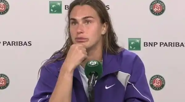 Image from Tenis News: Sabalenka se pronuncia nas redes sociais um dia após derrota em Roland...