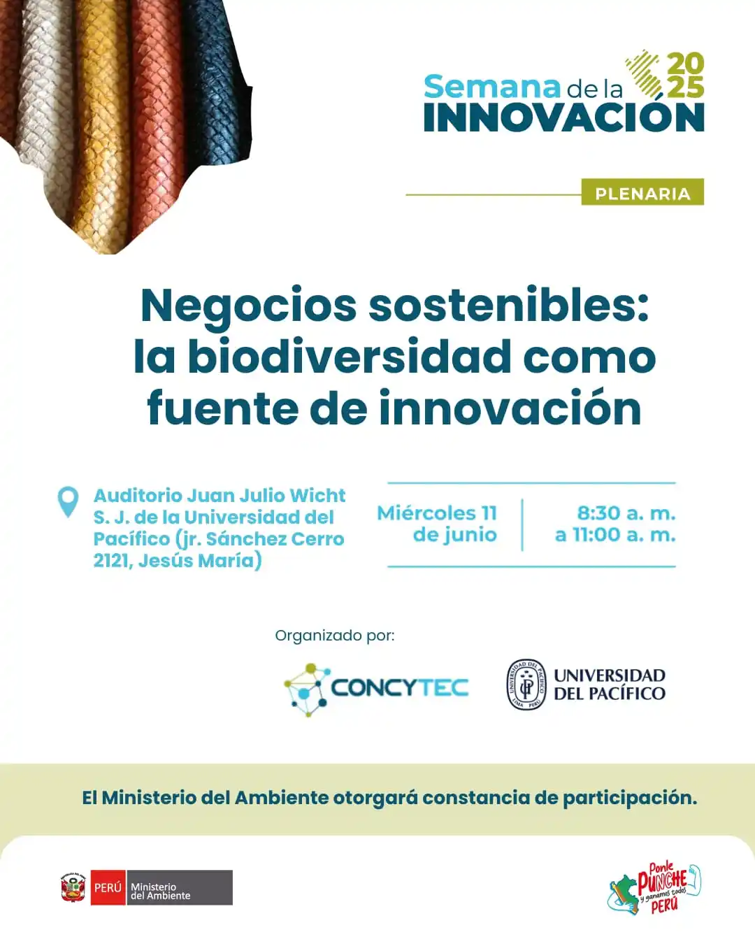 Image from Ministerio del Ambiente (Perú): 📢 Semana de la Innovación 2025 ¡Sé parte del evento de innovación más...