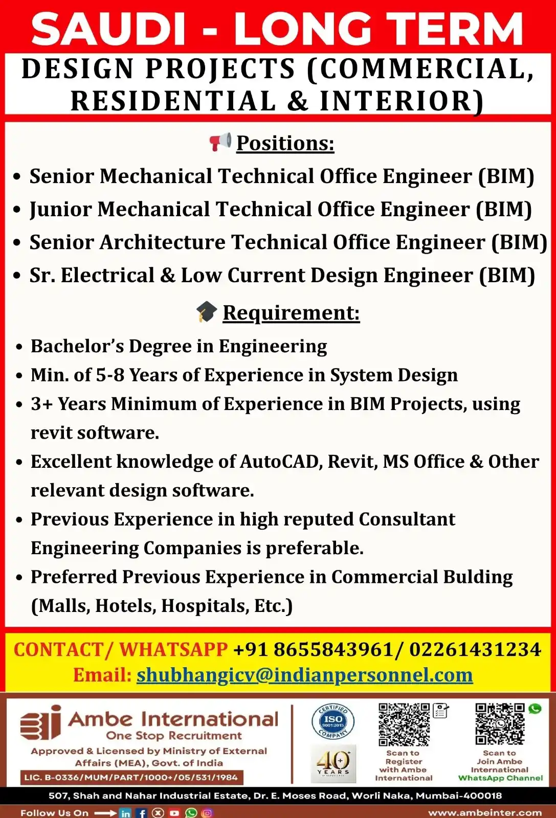 Ambe International post