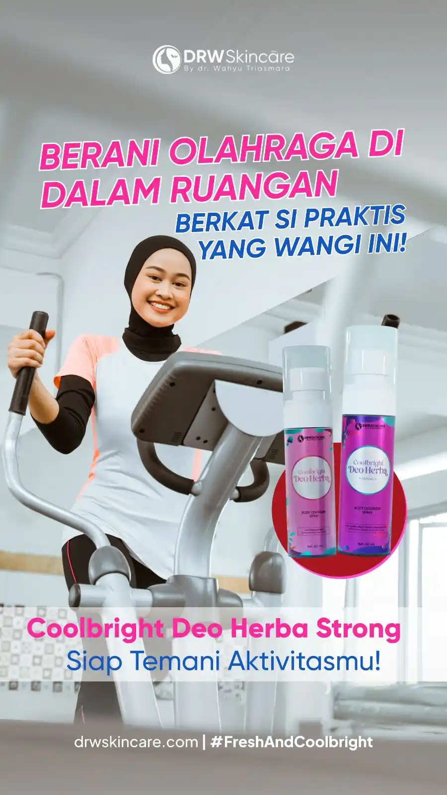 Image from DRW Skincare: Siap beraktivitas tanpa khawatir bau badan! 💪✨  Dengan Coolbright Deo...