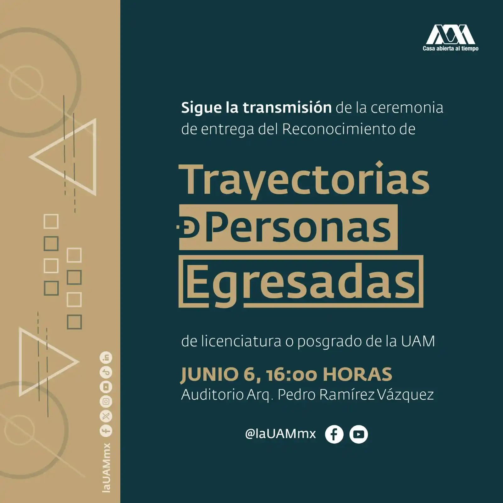 Image from Difusión División CSH UAM-I: ¡Sigue la transmisión de la ceremonia de entrega del reconocimiento de...